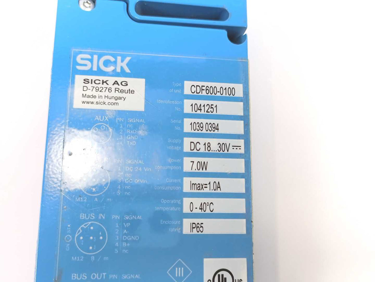 SICK 1041251 CDF600-0100 Fieldbus Module