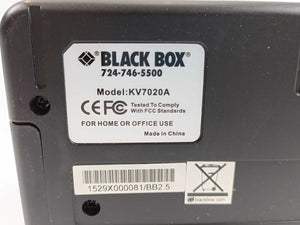 Black Box KV7020A ServSwitch 2-Port DT PRO II Desktop KVM Switch