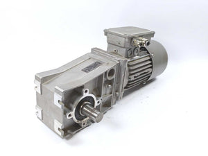 LENZE GKR04-2F HAK i: 22,489 Gear Box w/ MDEMA2M 071-42 Three-phase AC Motor