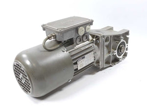 LENZE GKR04-2F HAK i: 22,489 Gear Box w/ MDEMA2M 071-42 Three-phase AC Motor
