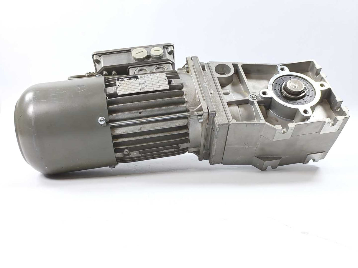 LENZE GKR04-2F HAK i: 22,489 Gear Box w/ MDEMA2M 071-42 Three-phase AC Motor