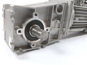 LENZE GKR04-2F HAK i: 22,489 Gear Box w/ MDEMA2M 071-42 Three-phase AC Motor
