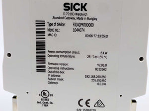 SICK 1044074 Sick Profinet Gateway FX0-GPNT00000