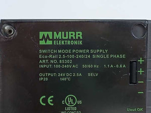 MURR Elektronik 85302 Switch Mode Power Supply Eco-Rail