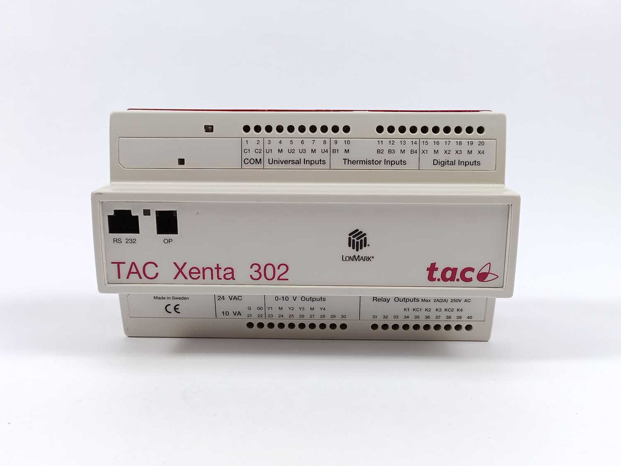 TAC 0-073-0011-2 302/N/P Xenta 302 Programmable Controller
