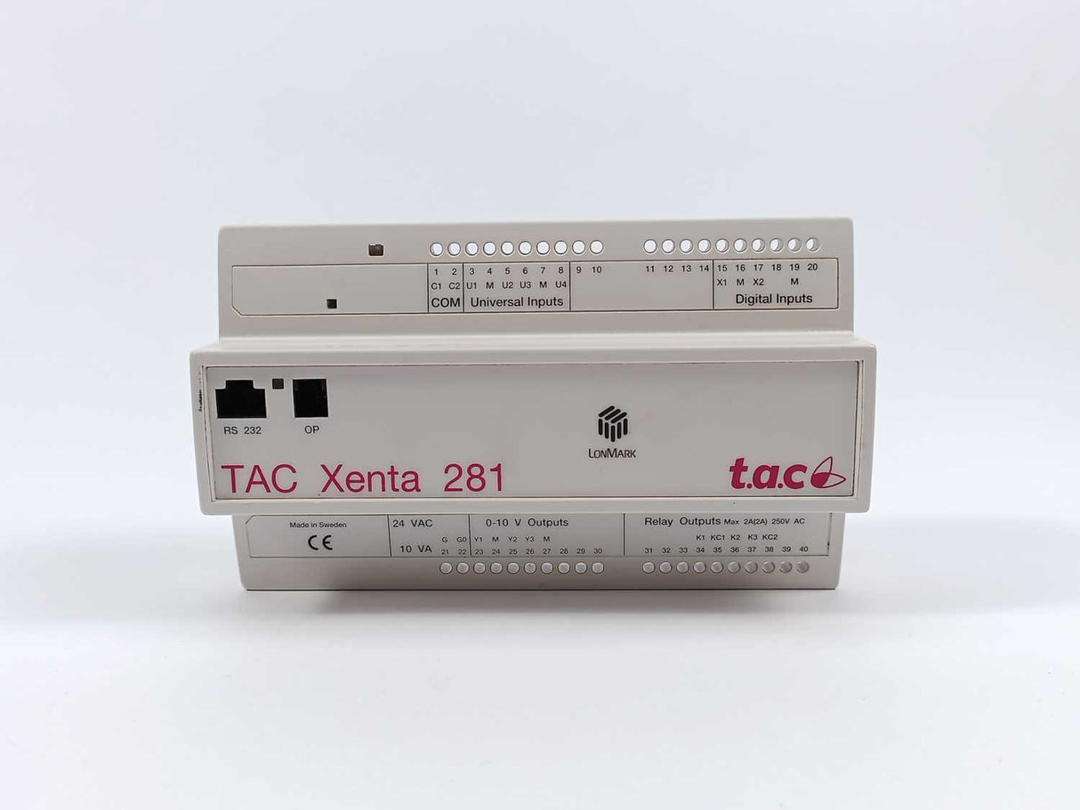 TAC 0-073-0030-0 TAC Xenta 281 Programmable controller
