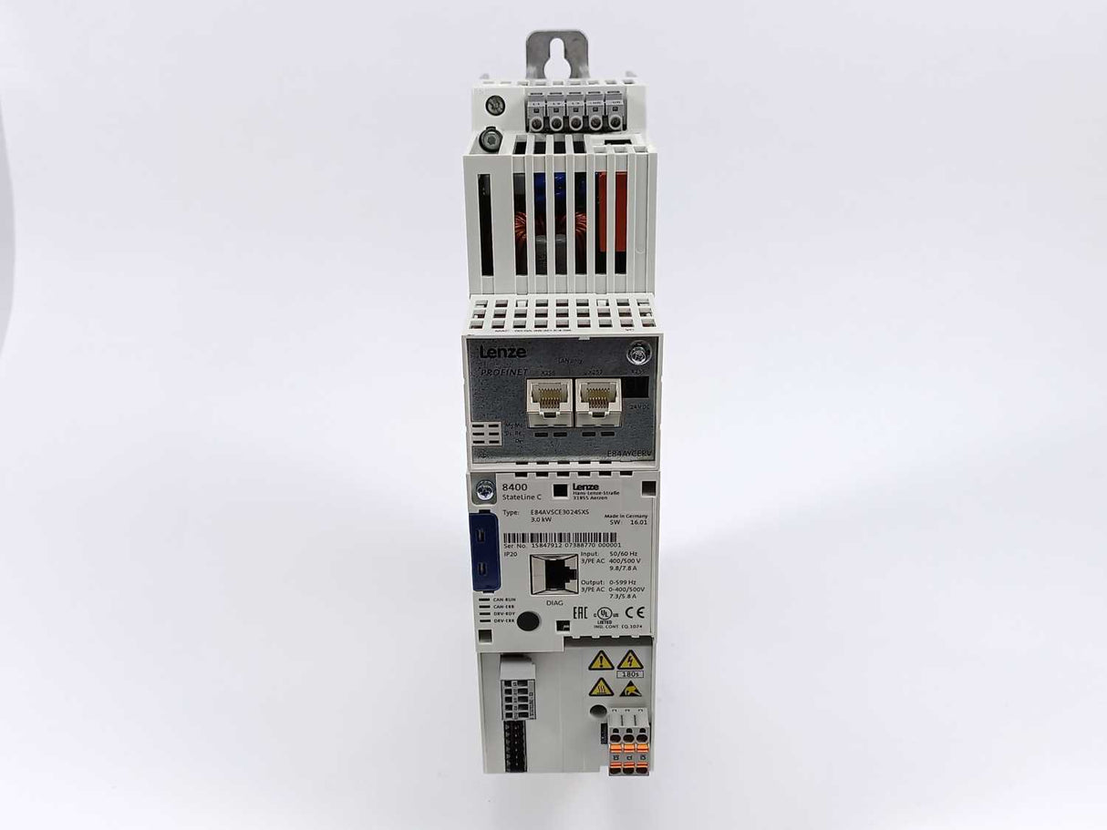 LENZE E84AVSCE3024SXS-ERXXX 15847912 8400 StateLine C 3,0kW Inverter Drive