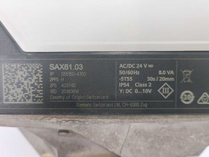 Siemens S55150-A100 SAX61.03 Electromotoric Actuator