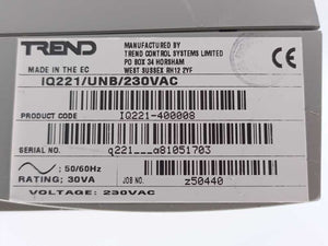 TREND IQ221/UNB/230VAC IQ221-400008, z50440, 50/60Hz, 30VA, 230VAC