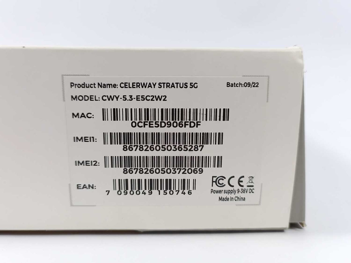 Celerway CWY-5.3-E5C2W2 Stratus 5G Dual Modem Router