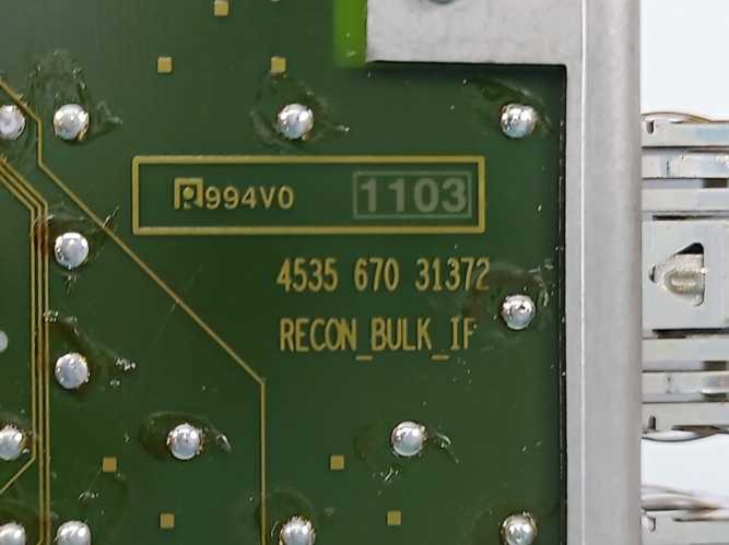Philips 4535 670 31372 RECON_BULK_IF Interface Card