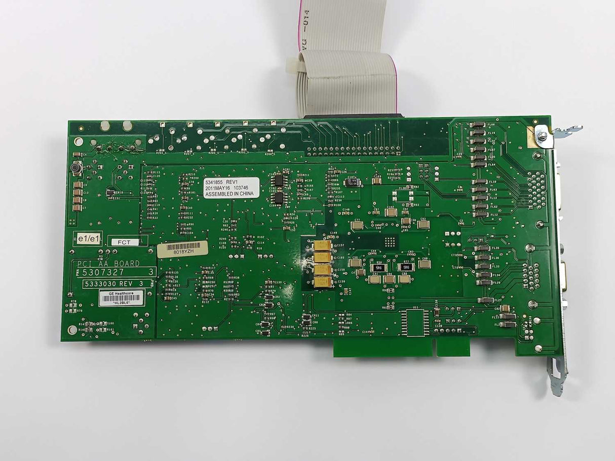 GE Healthcare 5307327 PCI AA Board Rev. 3 w/ 5323076 PCI AA Extend Board Rev. 3