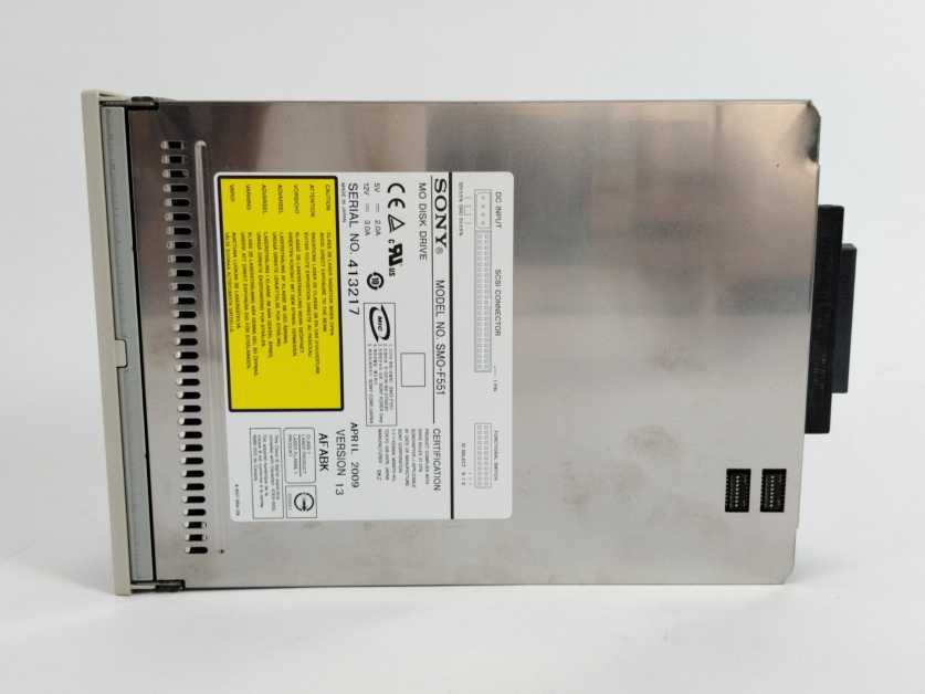 Sony SMO-F551 5.25" 5.2GB Internal Optical SCSI Drive