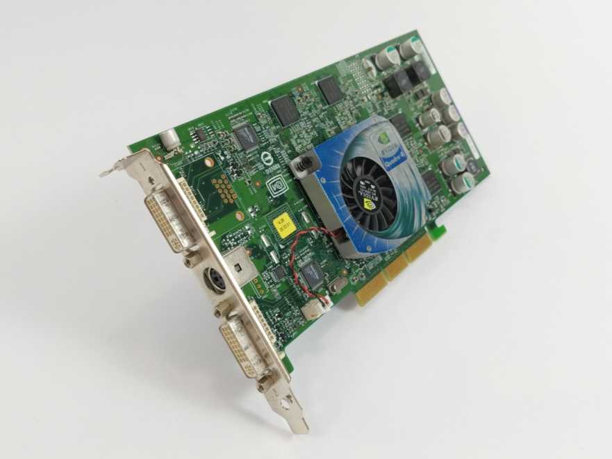 NVIDIA 180-10152-0000-A03 Quadro4 Dual DVI AGP 8x Video Graphics Card