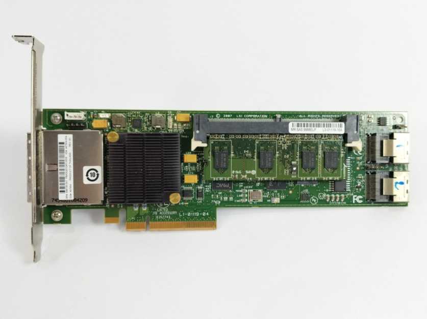LSI L3-01119-16A Hewlett Packard MR SAS 8888ELP PCI Express RAID Controller