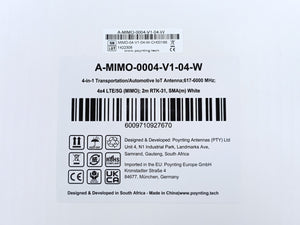 Poynting A-MIMO-0004-V1-04-W 4-in-1 Transportation/Automotive IoT Antenna
