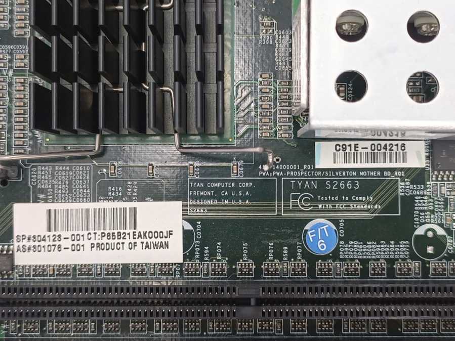 HP 304123-001 Tyan S2663 AN: 301076-001 Dual-Socket Intel Xeon Workstation board