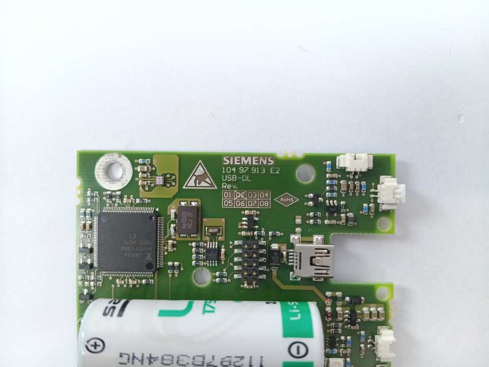 Siemens 104 97 913 E2 USB-DL Circuit Board, Rev.2, 01E126139