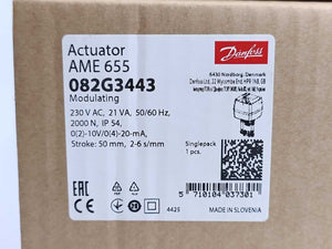 Danfoss 082G3443 Electrical Actuator, AME 655, Supply voltage [V] AC: 230