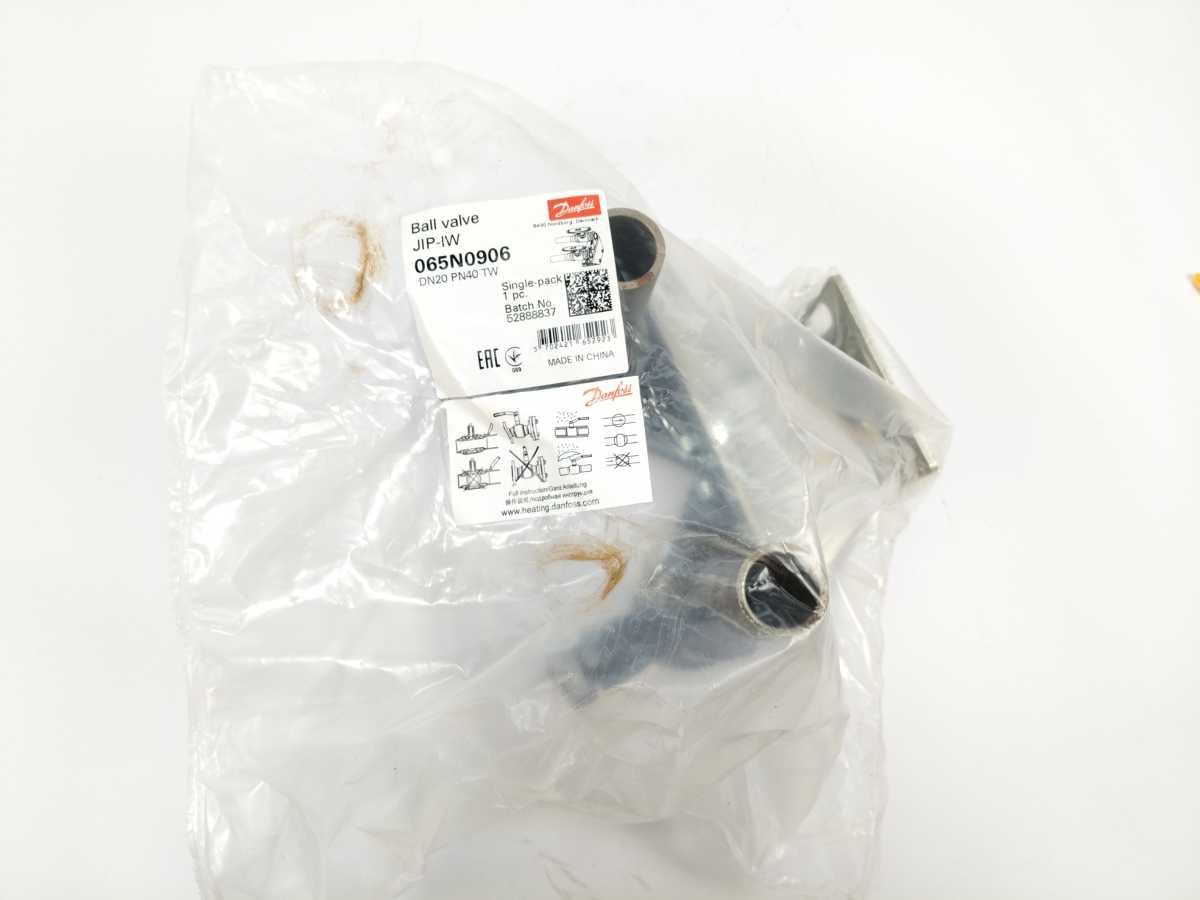 Danfoss 065N0906 JIP-IW Ball Valve, PN 40, DN 20, Internal thread / Welded