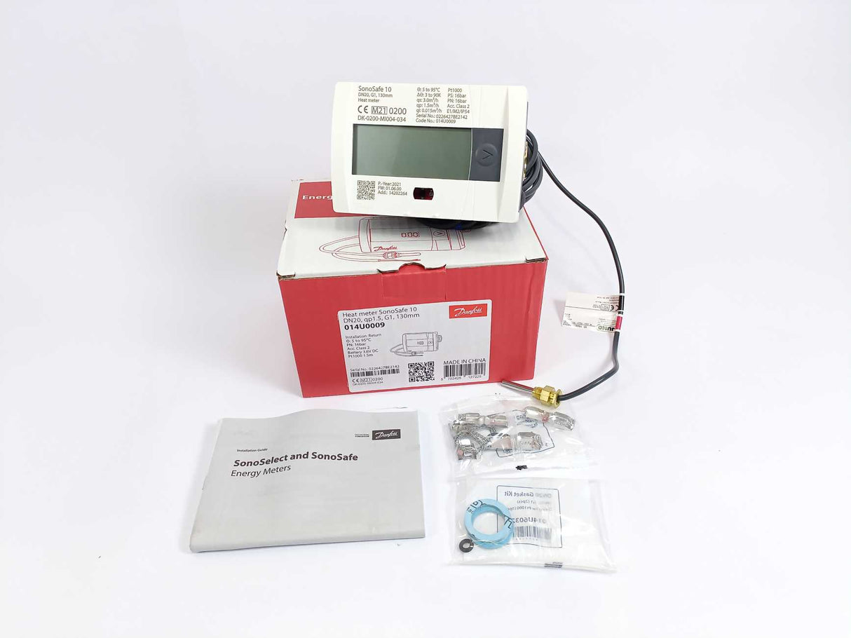 Danfoss 014U0009 Energy Meter, SonoSafe 10, DN20, 130mm