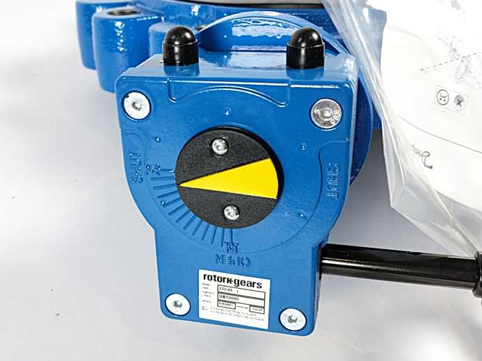 Danfoss 065B7406 Butterfly Valve, VFY-LG, PN 16, DN 200, Lug, w/ gearbox