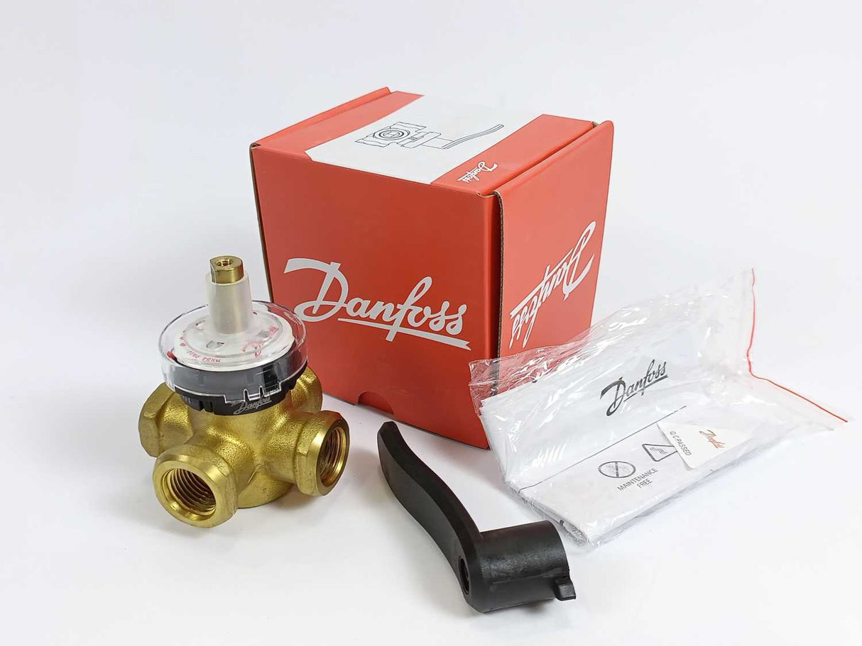 Danfoss 065Z0411 4-Way Rotary Valve, HRB 4, PN 10, DN 15, 2.5 m³/h, Rp 1/2
