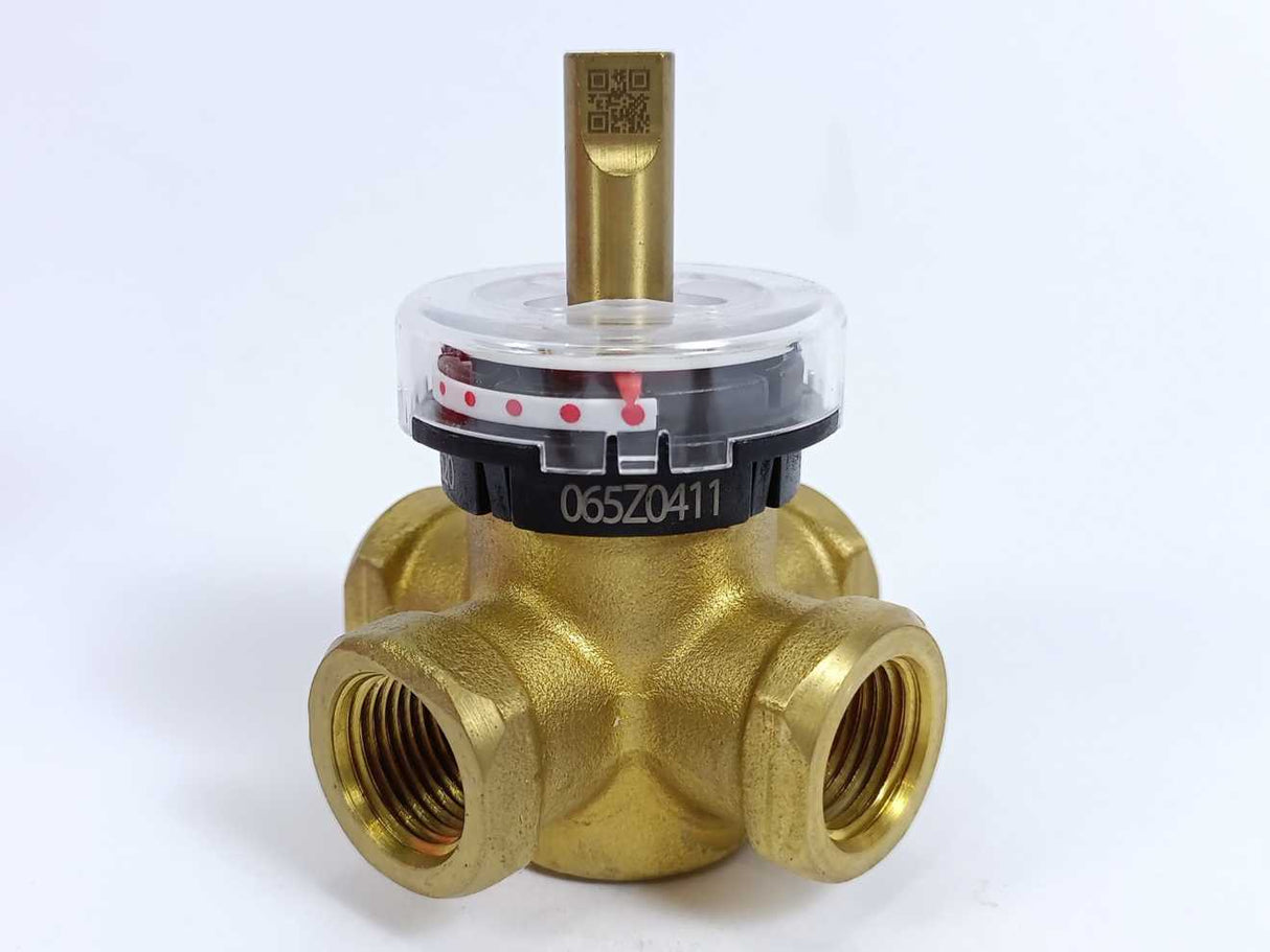 Danfoss 065Z0411 4-Way Rotary Valve, HRB 4, PN 10, DN 15, 2.5 m³/h, Rp 1/2