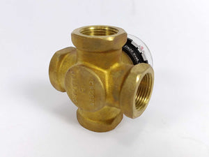 Danfoss 065Z0413 HRB 4-Way Rotary Valve. HRB 4, PN 10, DN 20, 6.3 m³/h, Rp 3/4