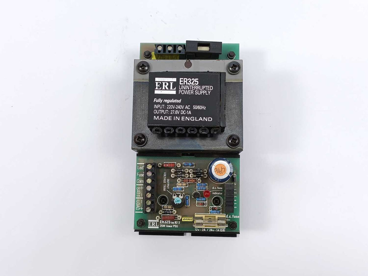 ERL ER325 Uninterrupted Power Supply, 27.6VDC - 1A