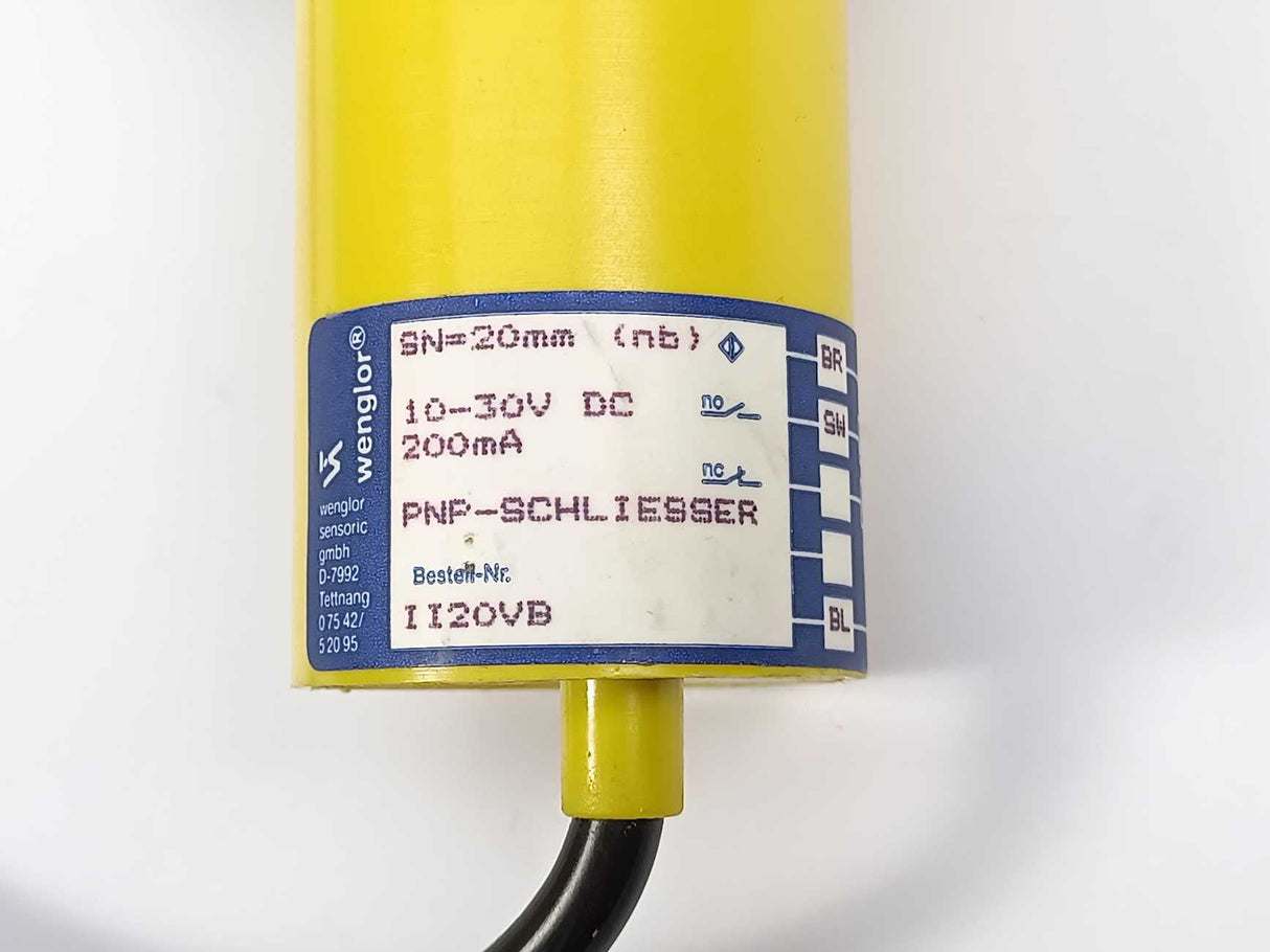 Wenglor II20VB Inductive Sensor, 10-30V DC