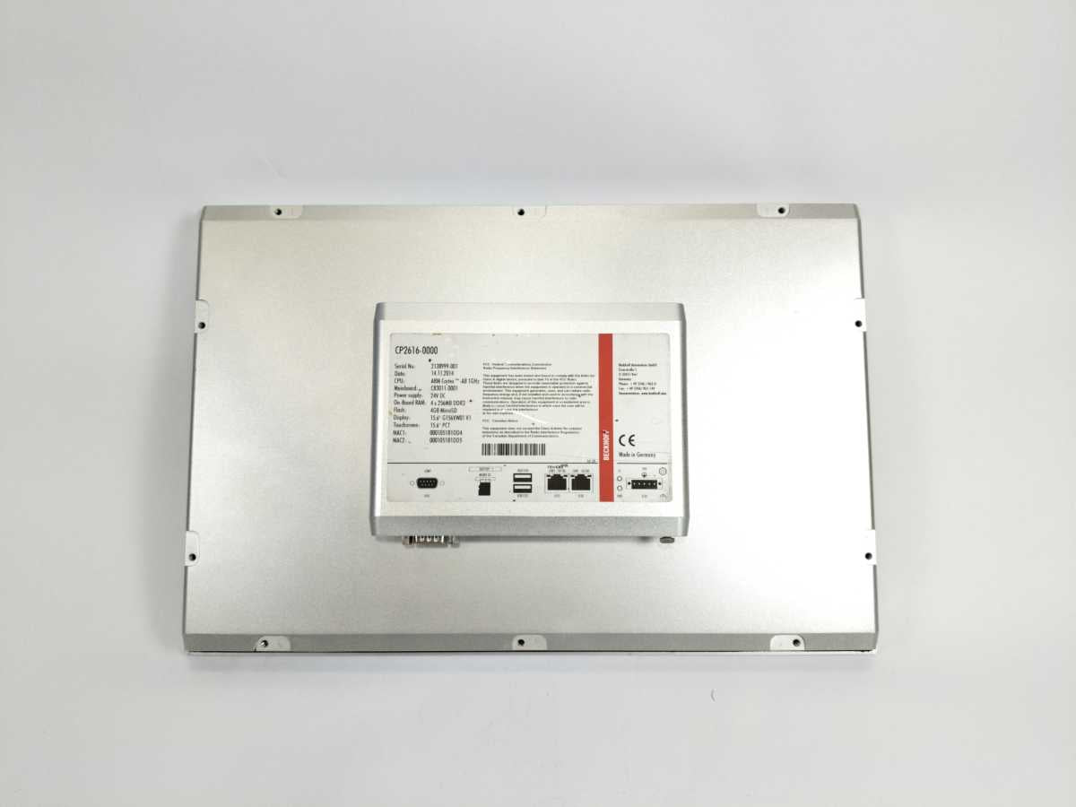 Beckhoff CP2616-0000 Dual-touch Built-in Panel PC