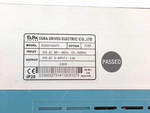 EURA DRIVES E2000-0022T3 Frequency Inverter, 2.2kW