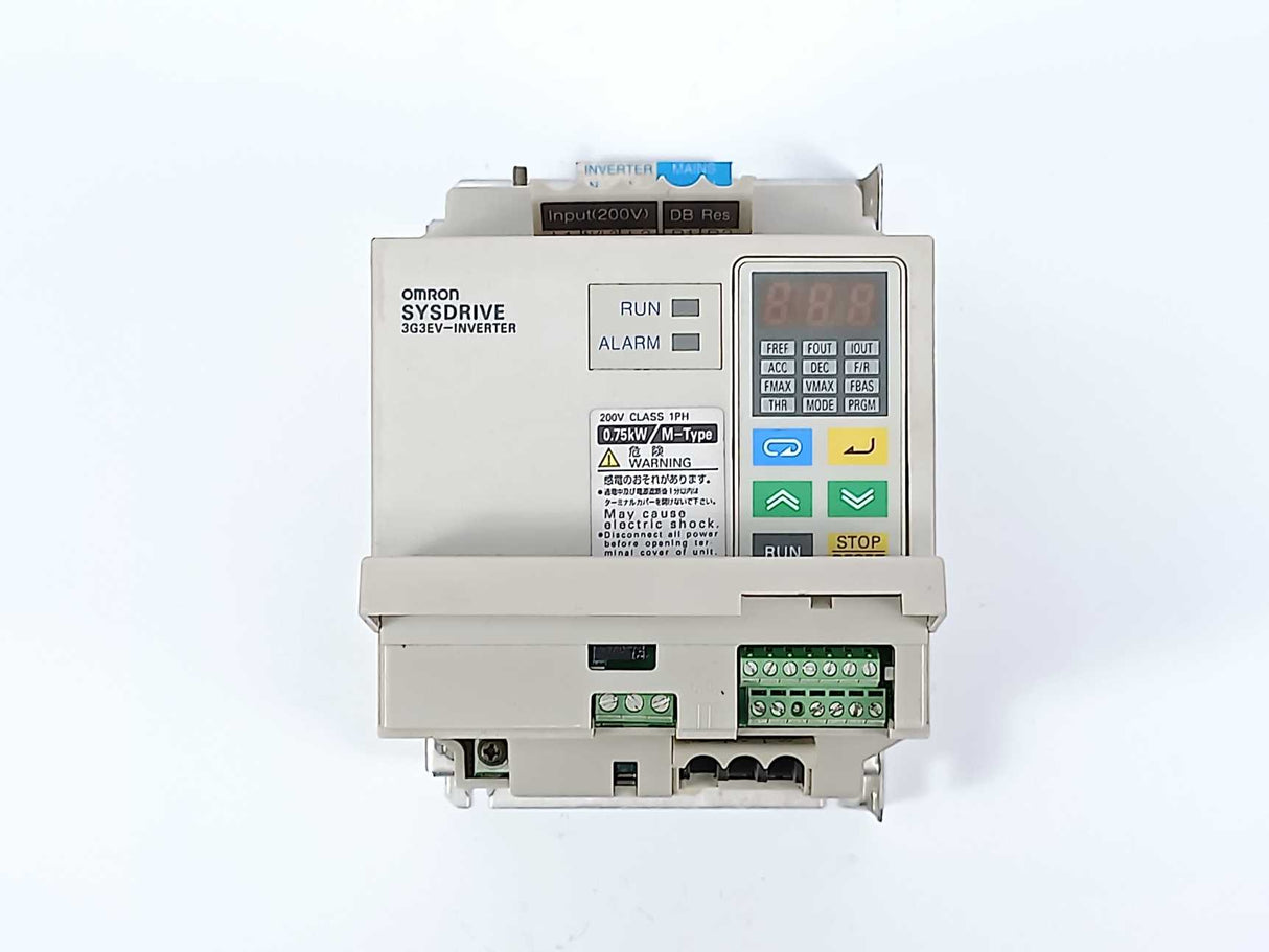 OMRON 3G3EV-AB007M-CE Sysdrive 3G3EV Inverter, 0,75kW