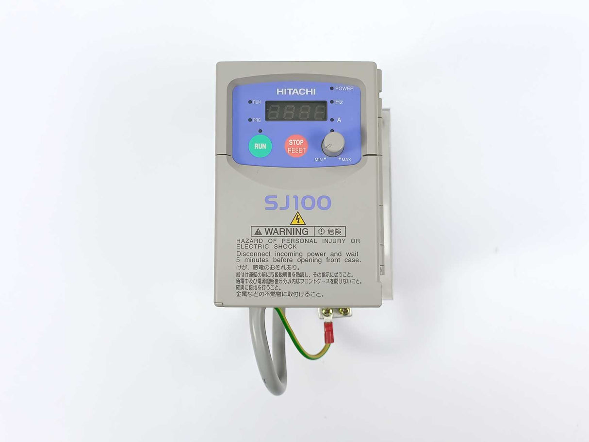 HITACHI SJ100-002NFE Frequency Converter, HP/kW: 1/4 /0.2