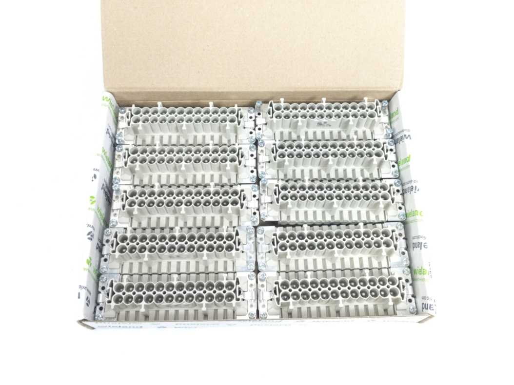 Wieland 72.310.2453 690V 16A Male Insert BAS STS 24 2.5 69 10 Pcs.