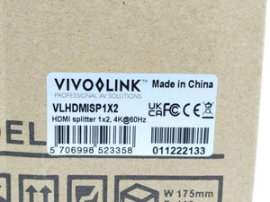 Vivo Link VLHDMISP1X2 HDMI Splitter 1x2, 4K@60Hz