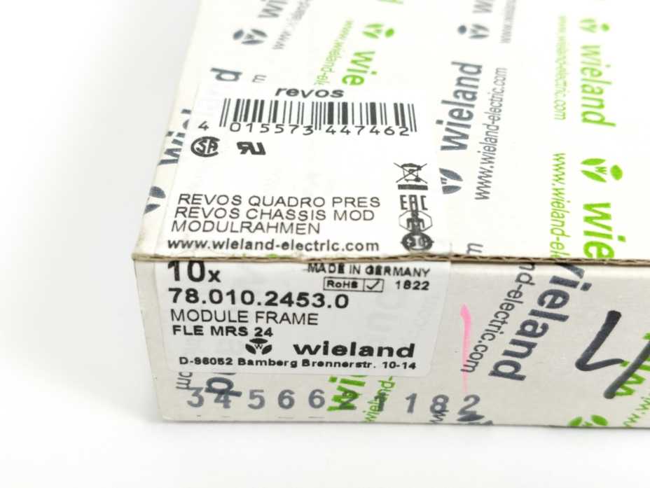 Wieland 78.010.2453.0 Module Frame FLE MRS 24 10pcs.