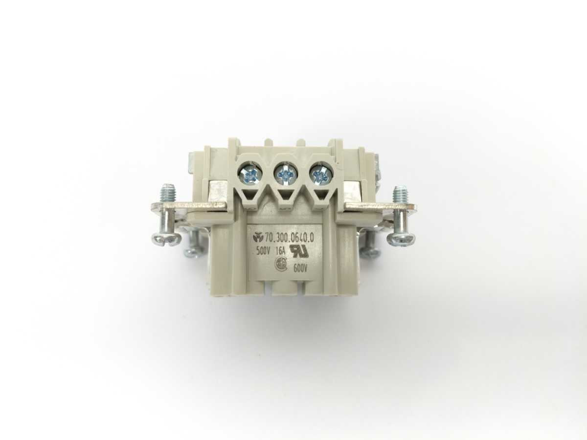 Wieland 70.300.0640.0 Female Insert BAS BUS 6 2.5 50 10pcs.