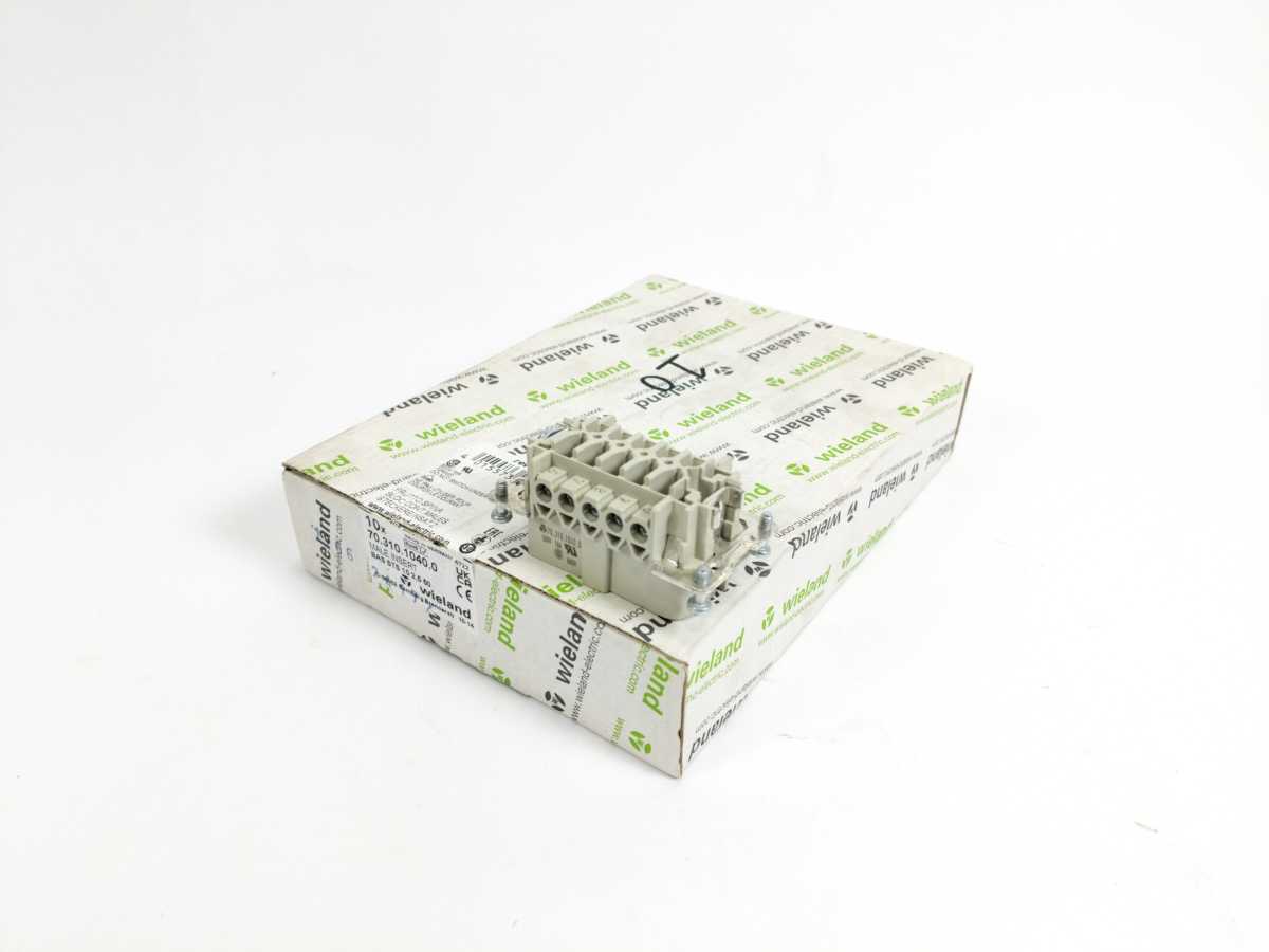 Wieland 70.310.1040.0 Plug Male Insert, 10pcs batch