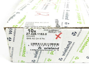 Wieland Z7.428.1153.0 Cover BAS AD DH 6 PA 10pcs Batch
