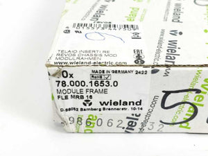 Wieland 78.000.1653.0 Module Frame FLE MRB 16 10pcs batch