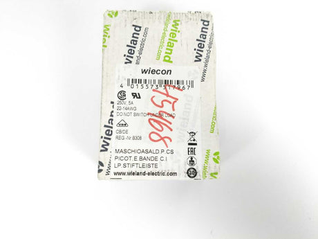 Wieland 25.646.0353.0 PCB Pin Header 8513 S / 3 G OB - 100pcs batch