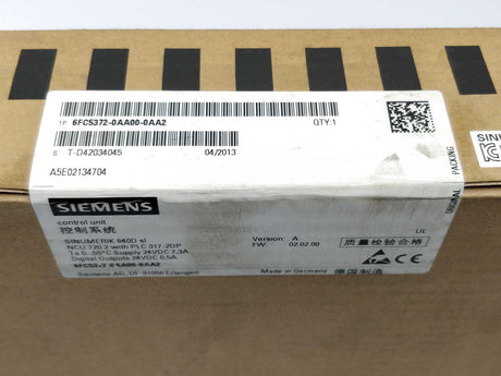 Siemens 6FC5372-0AA00-0AA2 SINUMERIK 840D sl - CNC Hardware