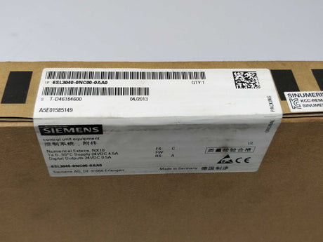 Siemens 6SL3040-0NC00-0AA0 SINAMICS - Numeric Control Extension NX10