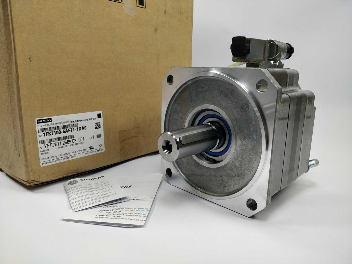 Siemens 1FK7100-5AF71-1DA0 SIMOTICS S synchronous servo motor