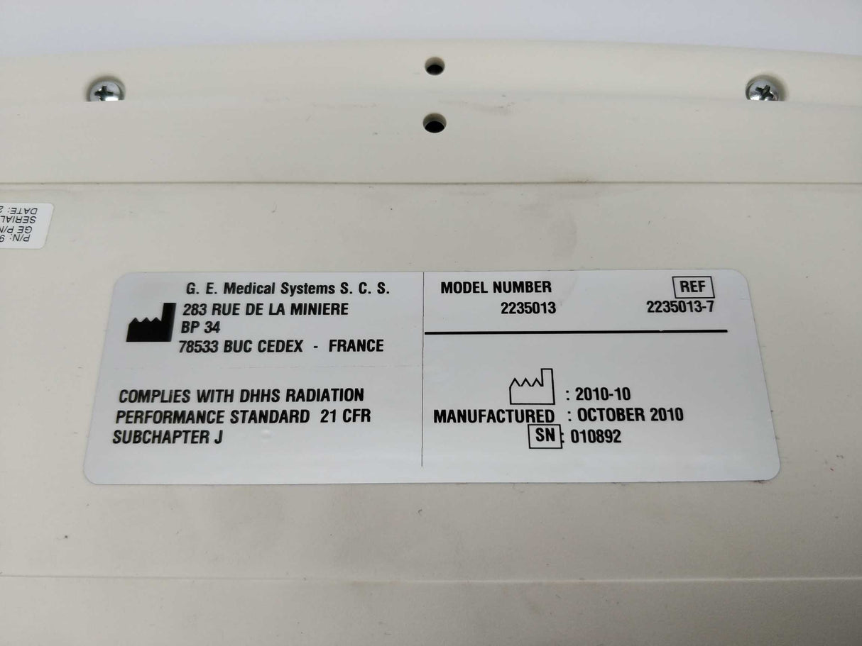 GE Medical Senographe DMR ZFH00DMR 45440275 2102284 36005747