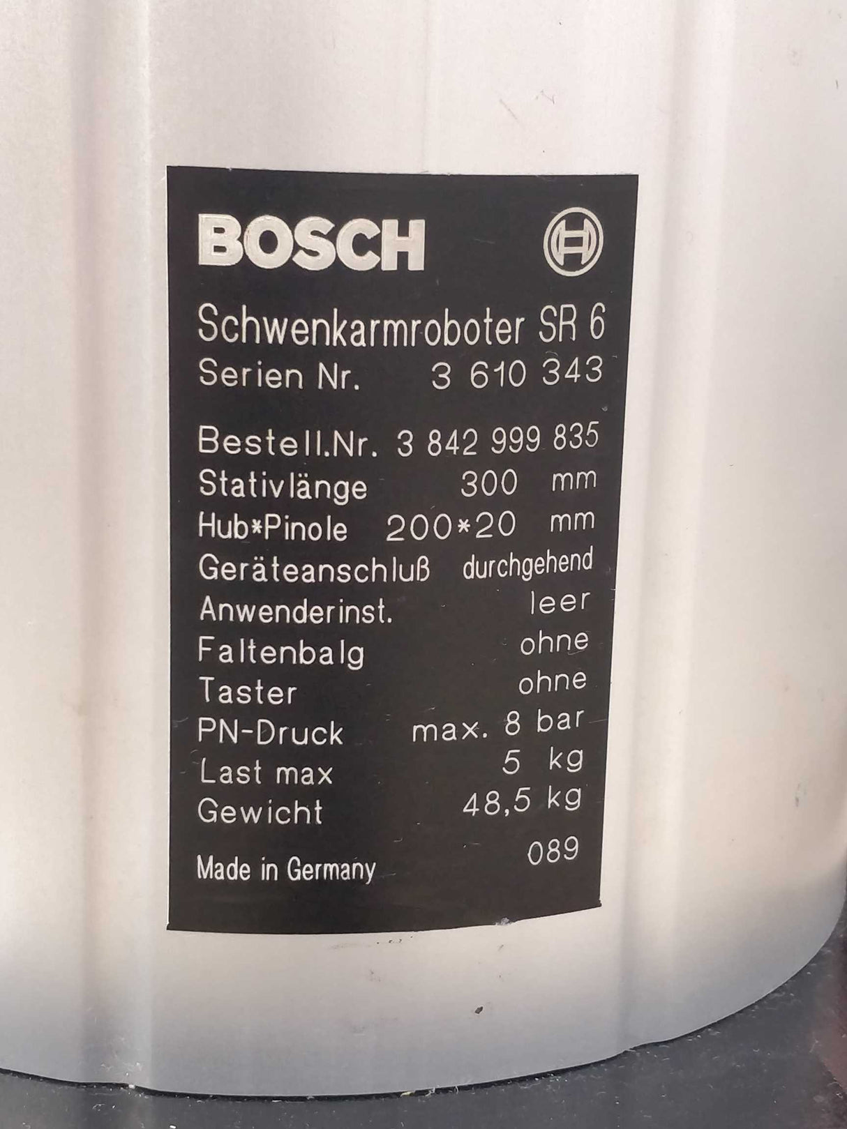 Bosch SR 6 turboscara 3842999835