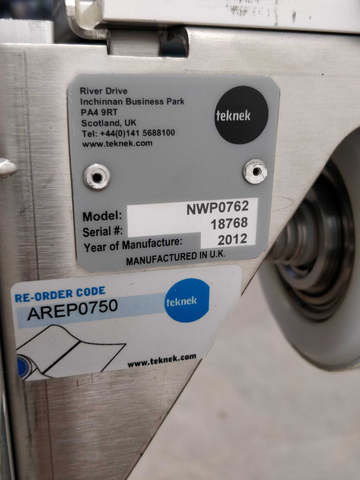 TEKNEK NWP0762 web cleaner