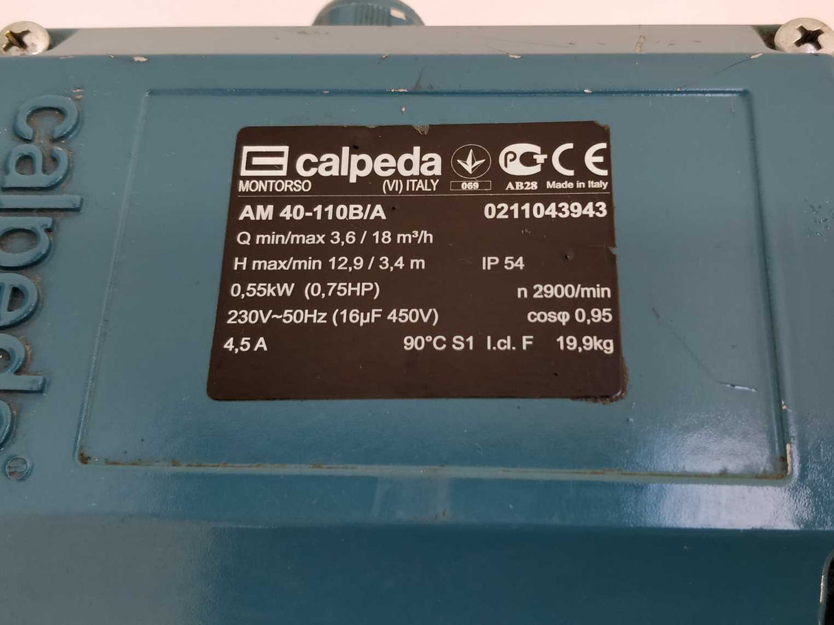 Calpeda AM 40-110B/A Self-Priming Centrifugal Pump
